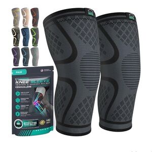 NEW! 2-pack Modvel Knee Compression Sleeves for Meniscus Injury, size small